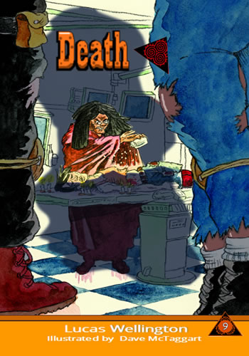 Picture of Death book cover in the Kaos World Chronicles