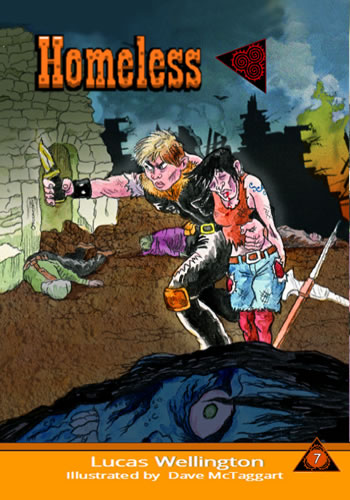 Picture of Homeless book cover in the Kaos World Chronicles