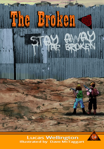 Picture of The Broken book cover in the Kaos World Chronicles